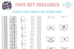 Ultimate Frill Ruffle Brushes