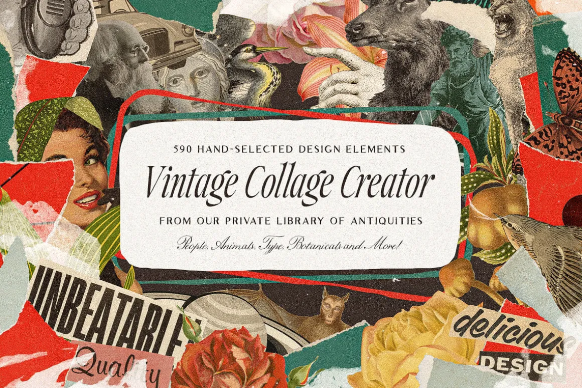 Ultimate Vintage Collage Creator