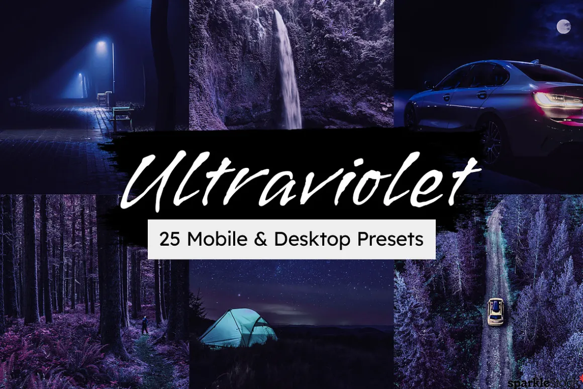 25 Ultraviolet Lightroom Presets LUT