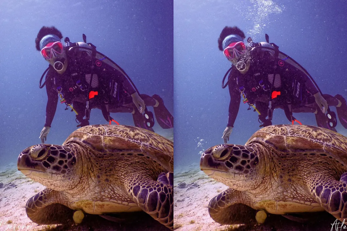Underwater Bubble Photoshop Overlays
