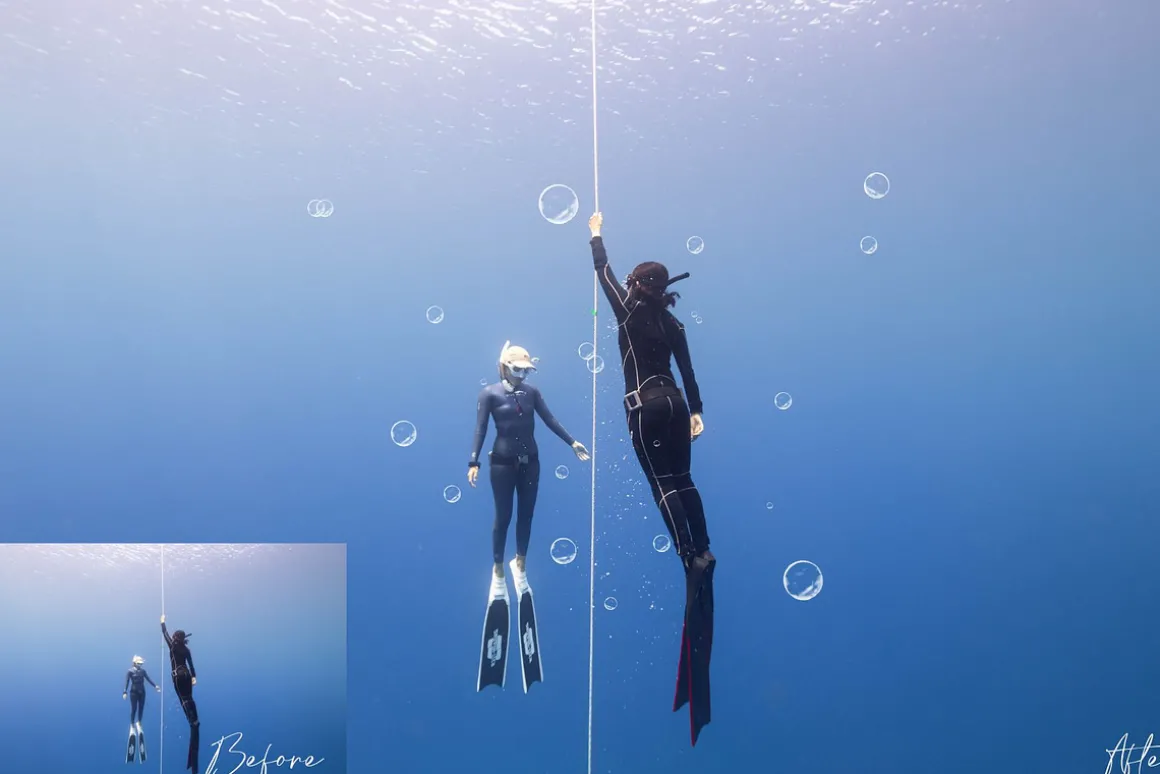 Underwater Bubble Photoshop Overlays