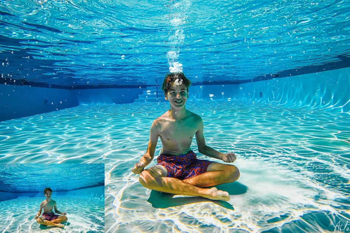 Underwater Bubble Photoshop Overlays