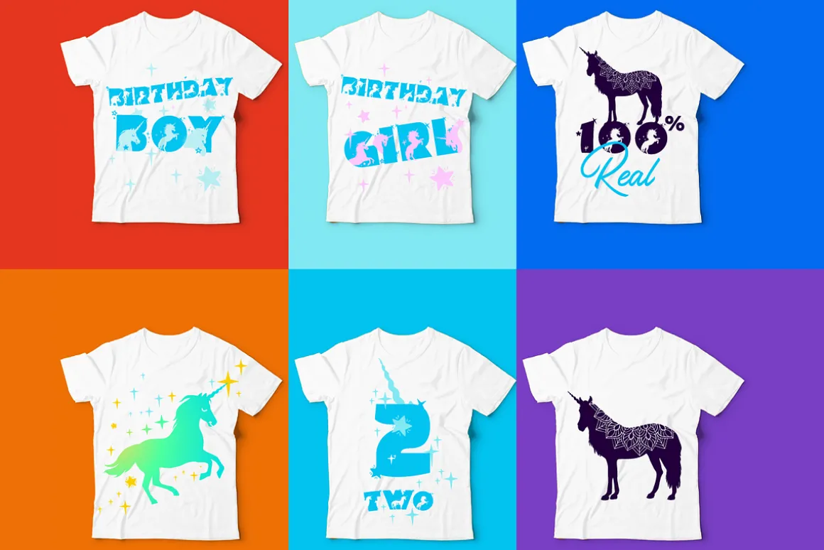 Unicorn Layered Font & Bonus