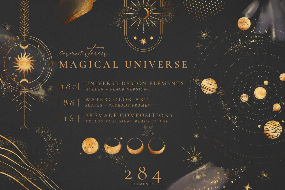 Universe Secrets Illustration Bundle