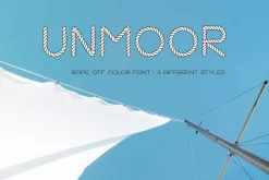 Unmoor - Color and Outline Rope Font