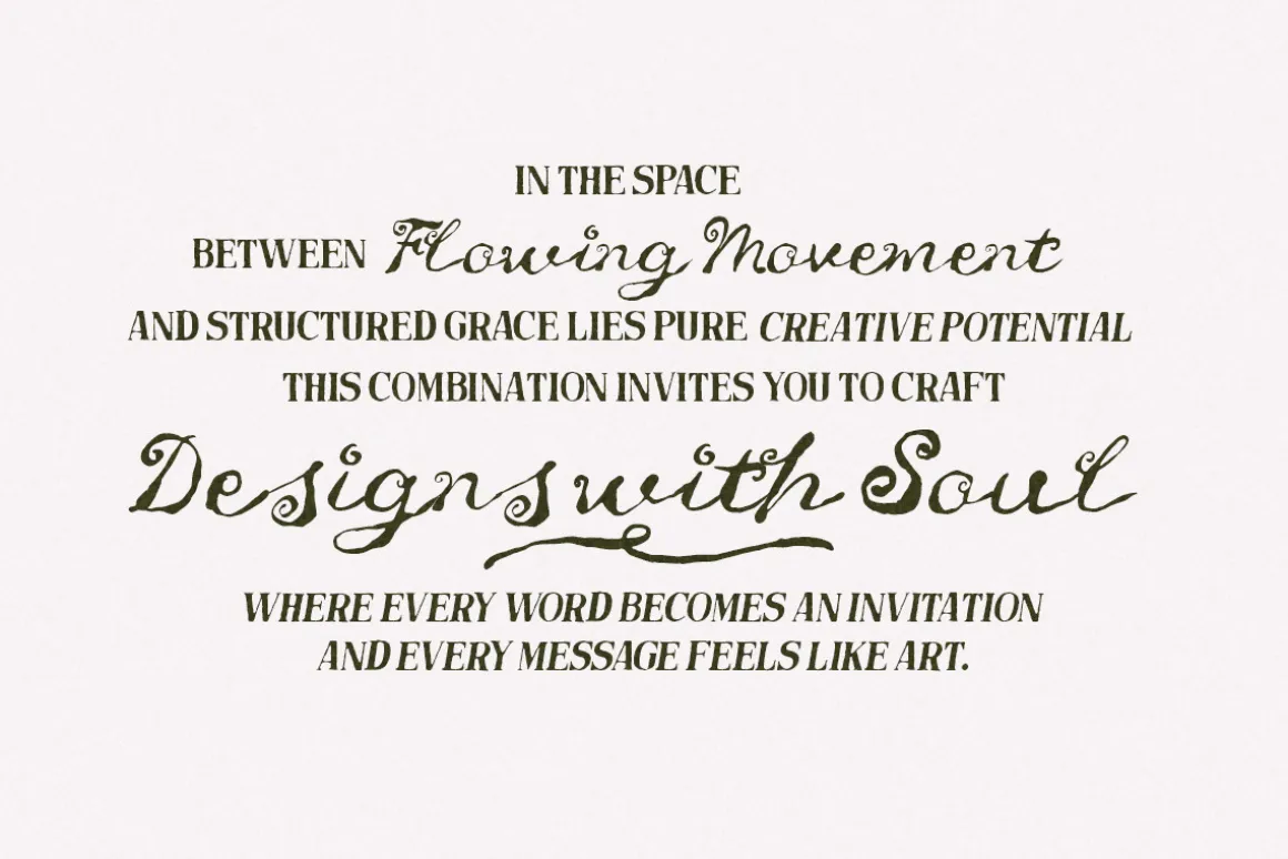 Untold Chapter Rustic Script & Serif