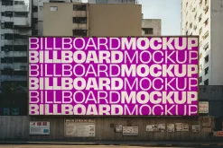 Urban Billboard Mockup Layered PSD