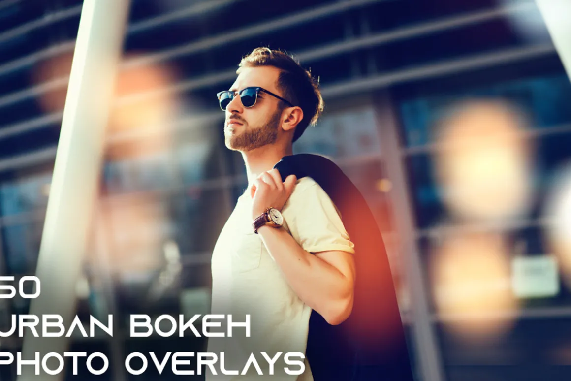 50 Urban Bokeh Photo Overlays