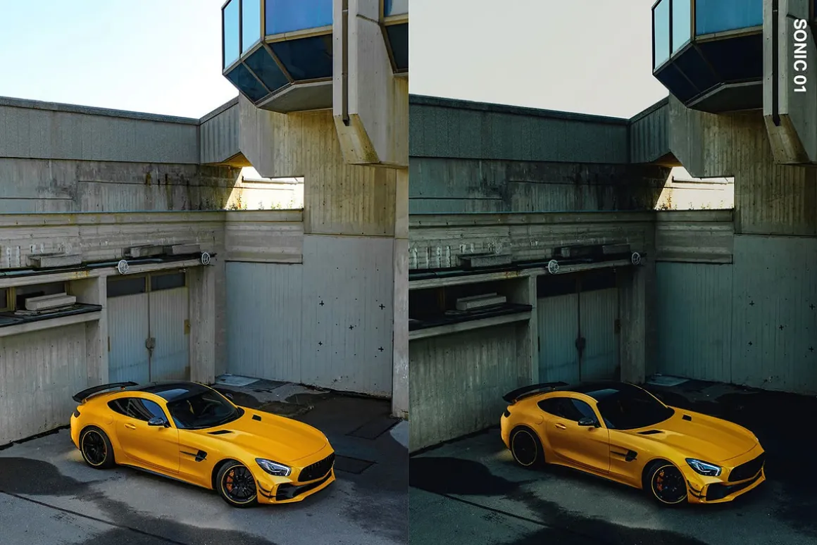 14 Urban Car Lightroom Preset & LUTs