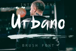Urbano font.