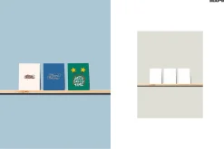 US A2 CARDS ON SHELVES MOCKUPS