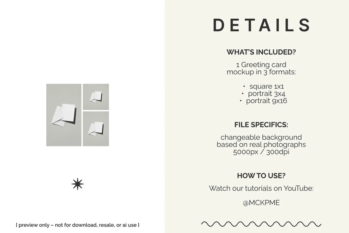 US A2 postcard and envelope mockup
