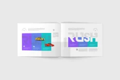 US Letter Landscape Magazine Mock-Up