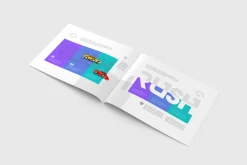 US Letter Landscape Magazine Mock-Up