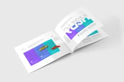 US Letter Landscape Magazine Mock-Up
