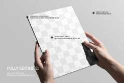 US Letter Magazine Cover Mockup