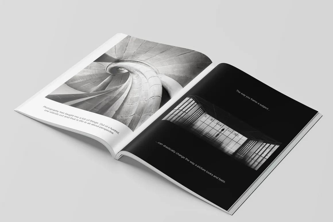 Us Letter Magazine Mockup