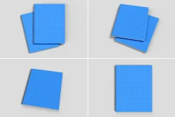 US Letter Spiral Notebook Mockup