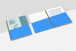 US Letter Spiral Notebook Mockup