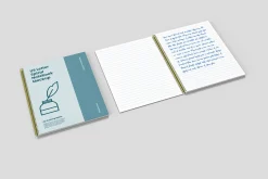 US Letter Spiral Notebook Mockup