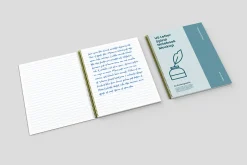 US Letter Spiral Notebook Mockup