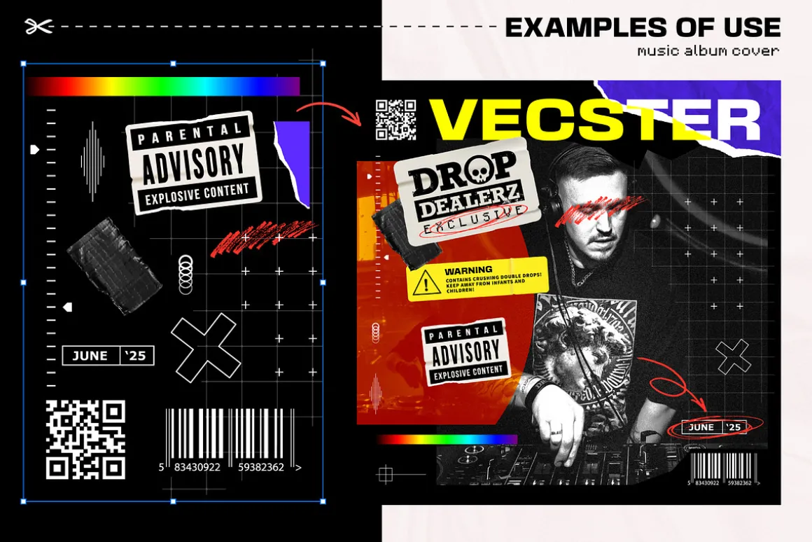 Utilitarian Graphic Elements Pack