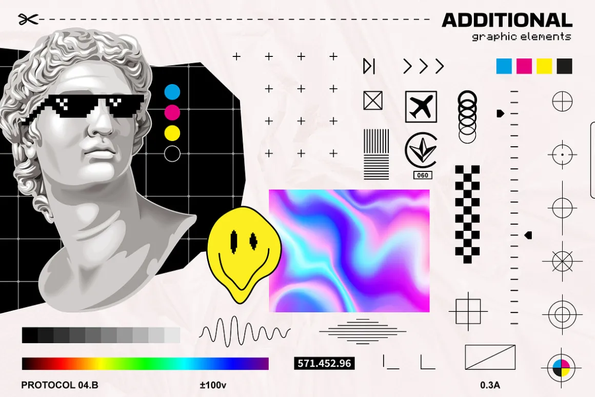 Utilitarian Graphic Elements Pack