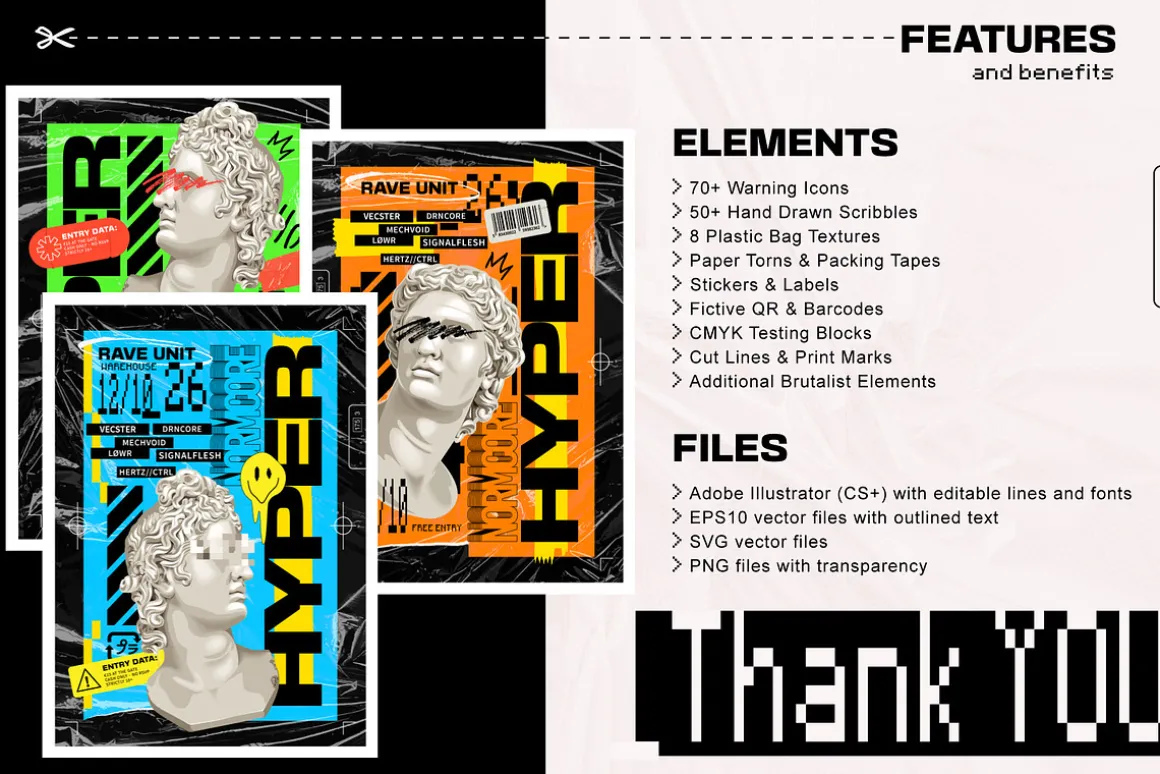 Utilitarian Graphic Elements Pack