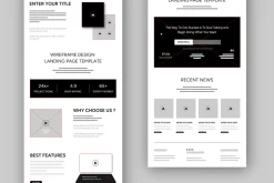 UX Design Wireframe Template