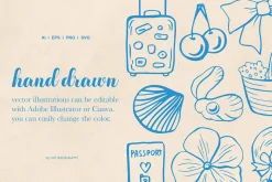 Vacation Vibes Whimsical Set