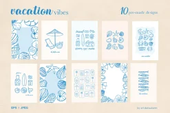 Vacation Vibes Whimsical Set