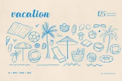 Vacation Vibes Whimsical Set