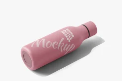 Vacuum Water Bottle Mockup Vol.1