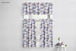 Valance & Cafe Curtains Mockup Set
