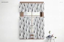 Valance & Cafe Curtains Mockup Set