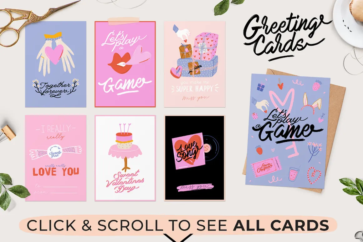 Valentines Day clipart & love quotes