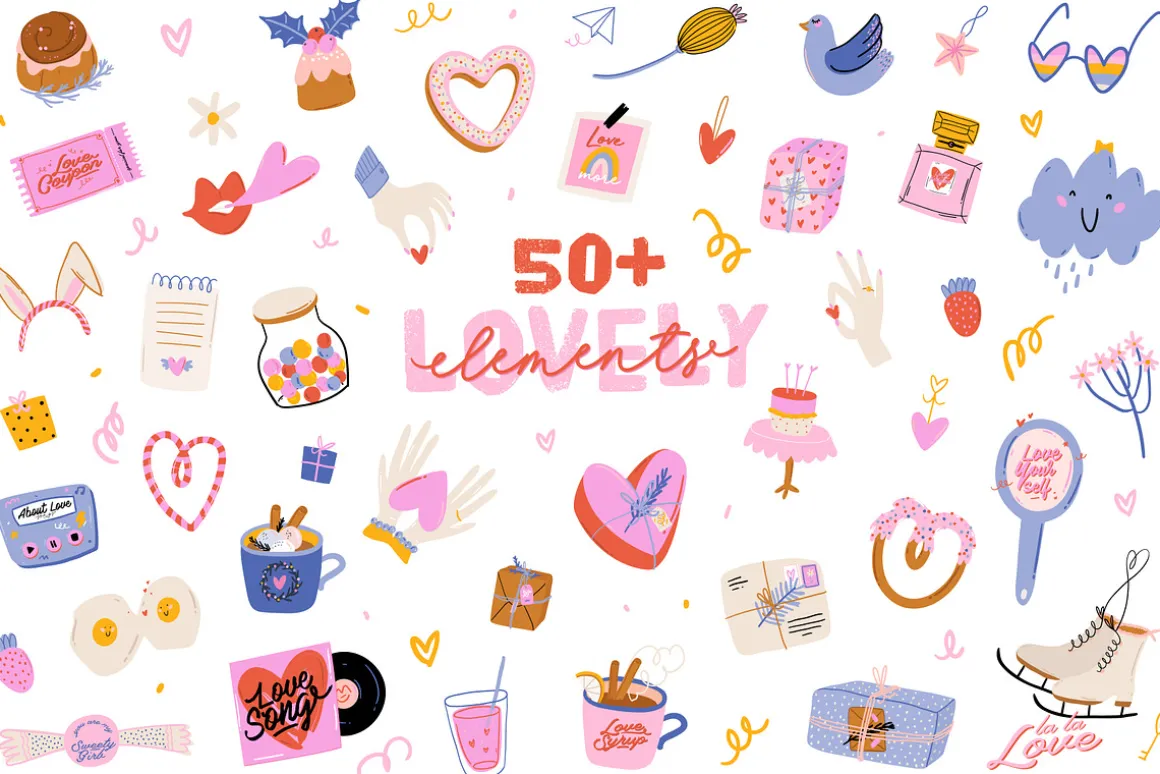 Valentines Day clipart & love quotes