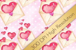 Valentine's Day Digital Paper Pack