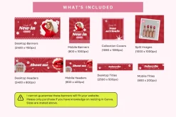 Valentines Shopify Website Banners