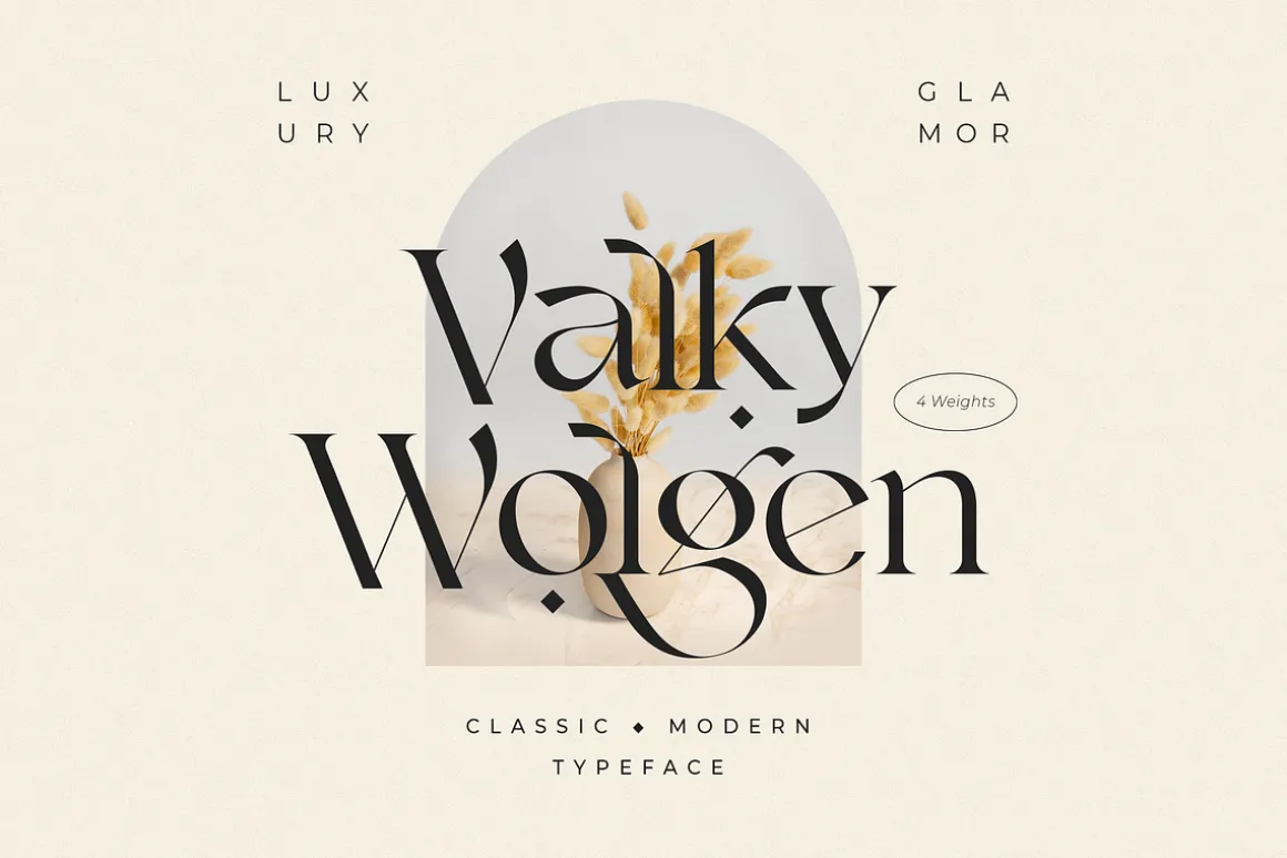 Valky Classic Modern Typeface