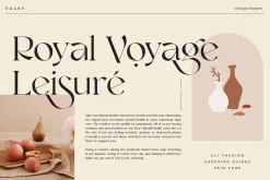Valky Classic Modern Typeface