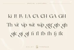 Valky Classic Modern Typeface