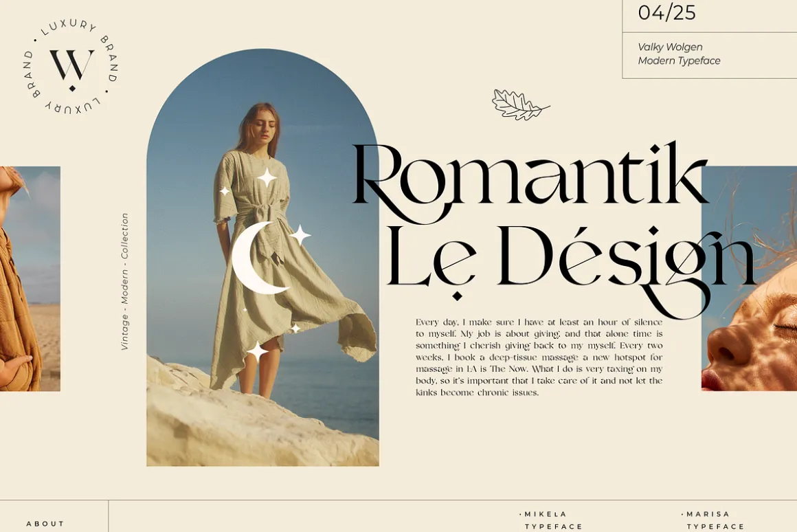 Valky Classic Modern Typeface