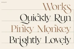 Valky Classic Modern Typeface