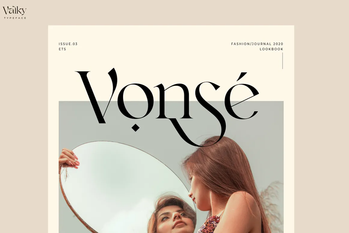 Valky Classic Modern Typeface