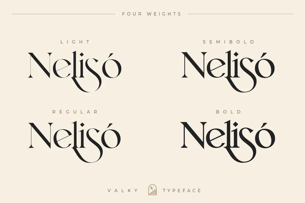 Valky Classic Modern Typeface