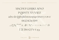 Valky Classic Modern Typeface