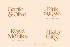 Valky Classic Modern Typeface
