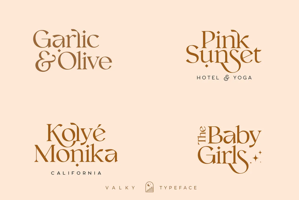 Valky Classic Modern Typeface