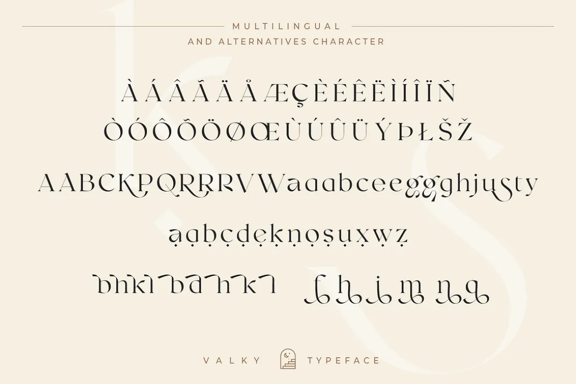 Valky Classic Modern Typeface